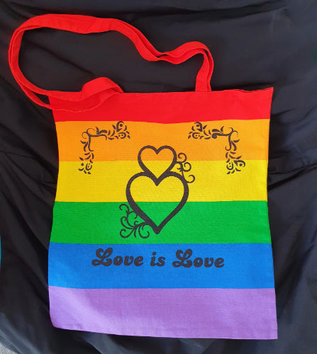 Tote bag pride love is love