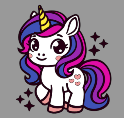 Maglietta unicorno pride