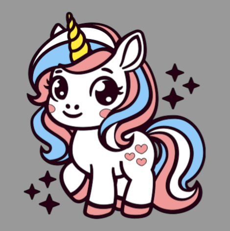 Maglietta unicorno pride