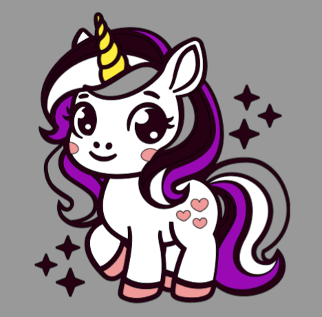 Maglietta unicorno pride