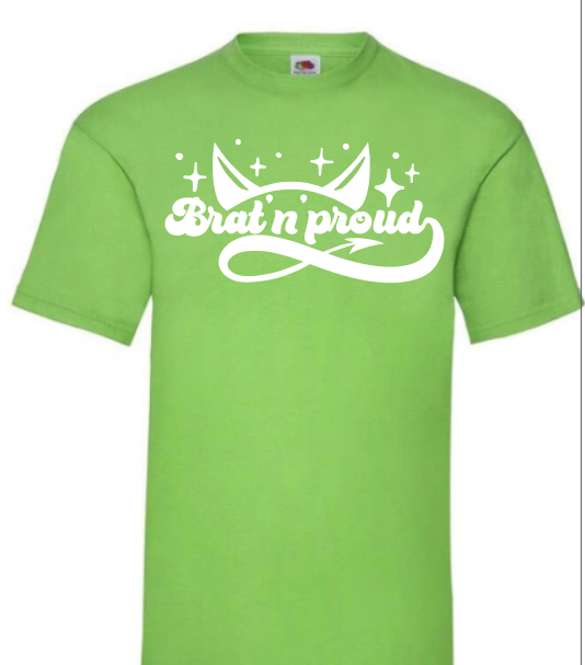 Maglietta brat in proud