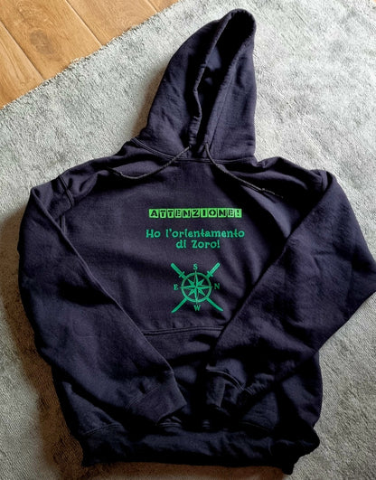 Felpa Zoro orientamento