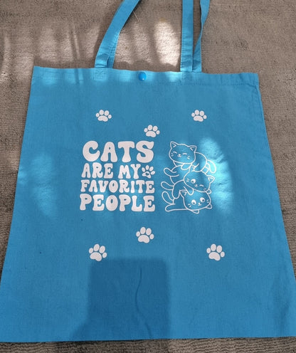 Tote bag Cats are my favorite people