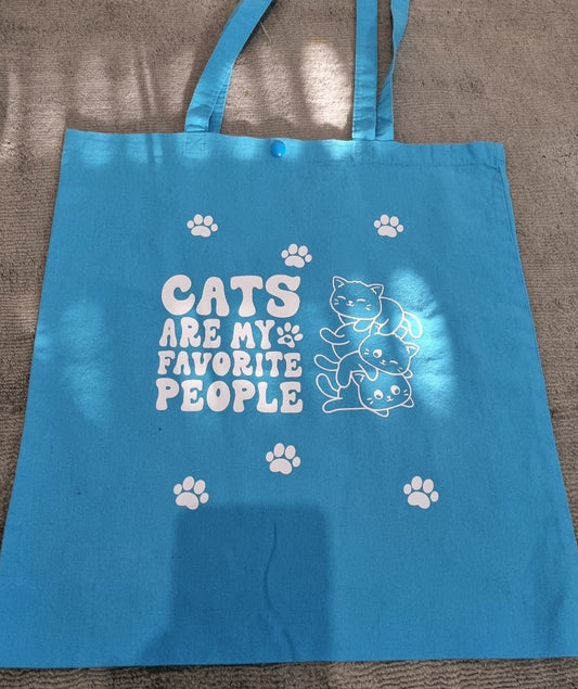 Tote bag Cats are my favorite people